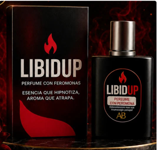 PERFUME VIRAL CON FEROMONAS LIBIDUP HOMBRE