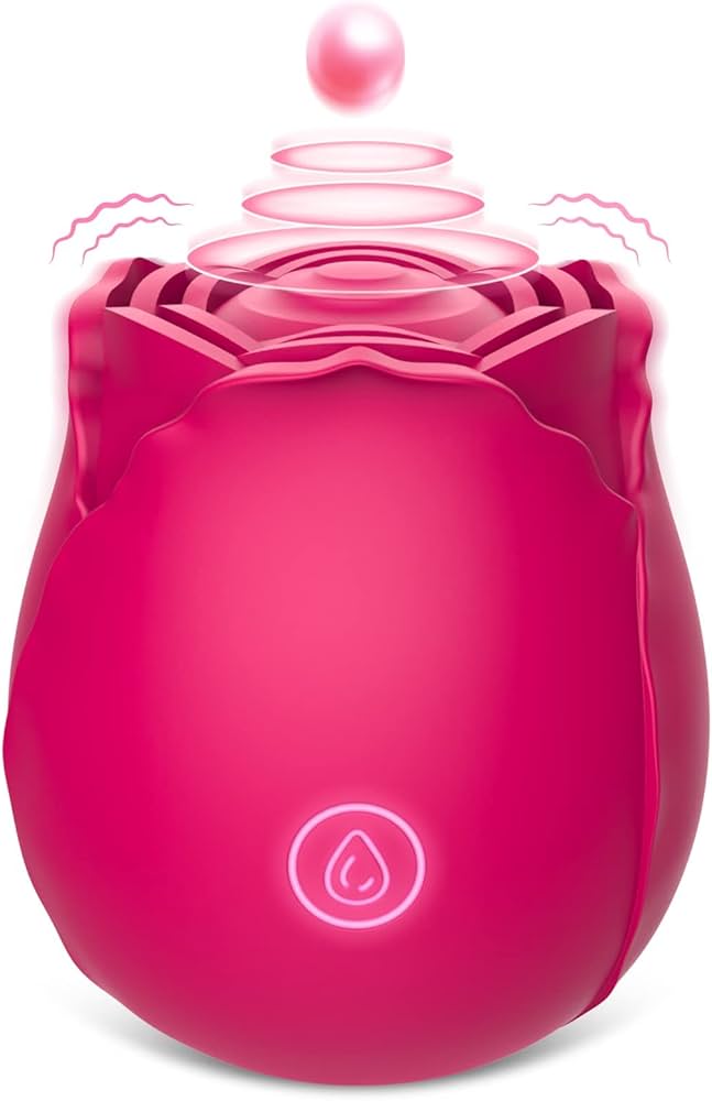 ROSA DEL PLACER VIBRADOR DE ROSAS PARA MUJER, ESTIMULADOR SEXUAL